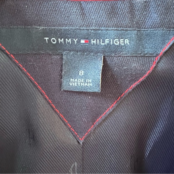 ⭐️ Tommy Hilfiger Plaid 2 Button Blazer Jacket size 8 - Picture 6 of 12